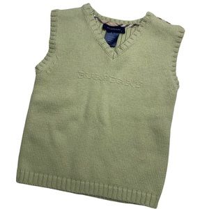 Burberry cotton/wool knit veste 3T. EUC